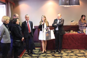 Véronique et Pascal Droux accompagné du maire d'Annecy
