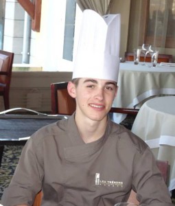 Michael Rauch, apprenti cuisinier aux restaurants des Trésoms à Annecy
