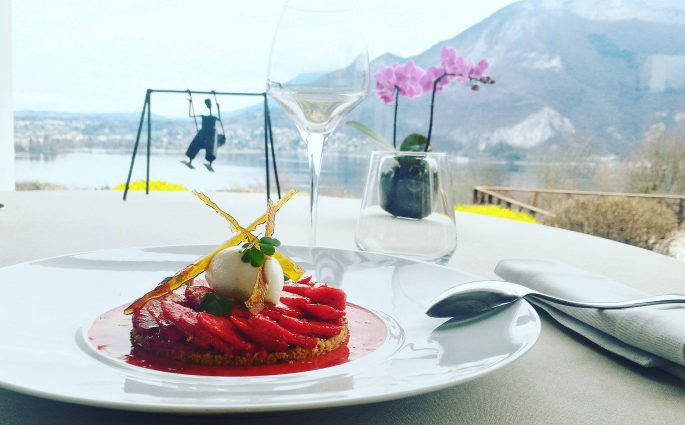 Fraise Gariguette - Restaurant gastronomique - La Rotonde des Trésoms Annecy