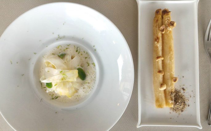 Les Asperges - Restaurant gastronomique La Rotonde des Trésoms Annecy