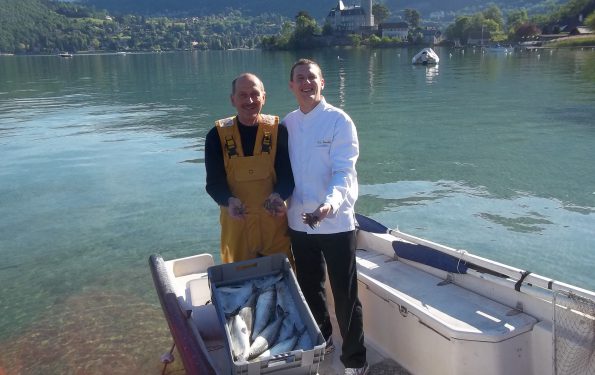 Féra du lac d'Annecy - Bernard Curt et Eric Prowalski - Menu Club - La Rotonde des Trésoms