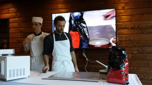 Démonstration culinaire - Martin Gheselle - Marché des Trésoms Annecy