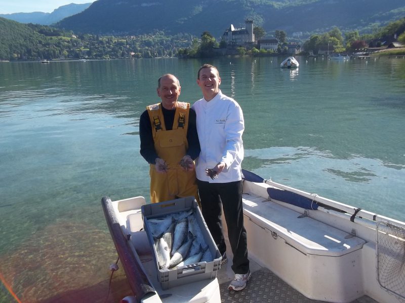 Féra du lac d'Annecy - Bernard Curt et Eric Prowalski - Menu Club - La Rotonde des Trésoms